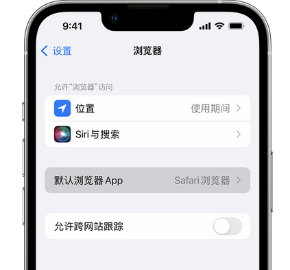 宁南苹果手机维修店分享如何在iPhone上设置默认浏览器 